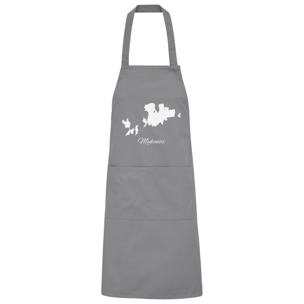 Mykonos Silhouette Griechenland - Organic Grillschürze