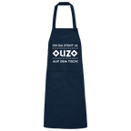 Oh da steht ja Ouzo auf dem Tisch - Organic Grillschürze