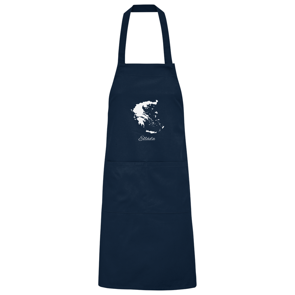 Ellada Silhouette Griechenland - Organic Grillschürze