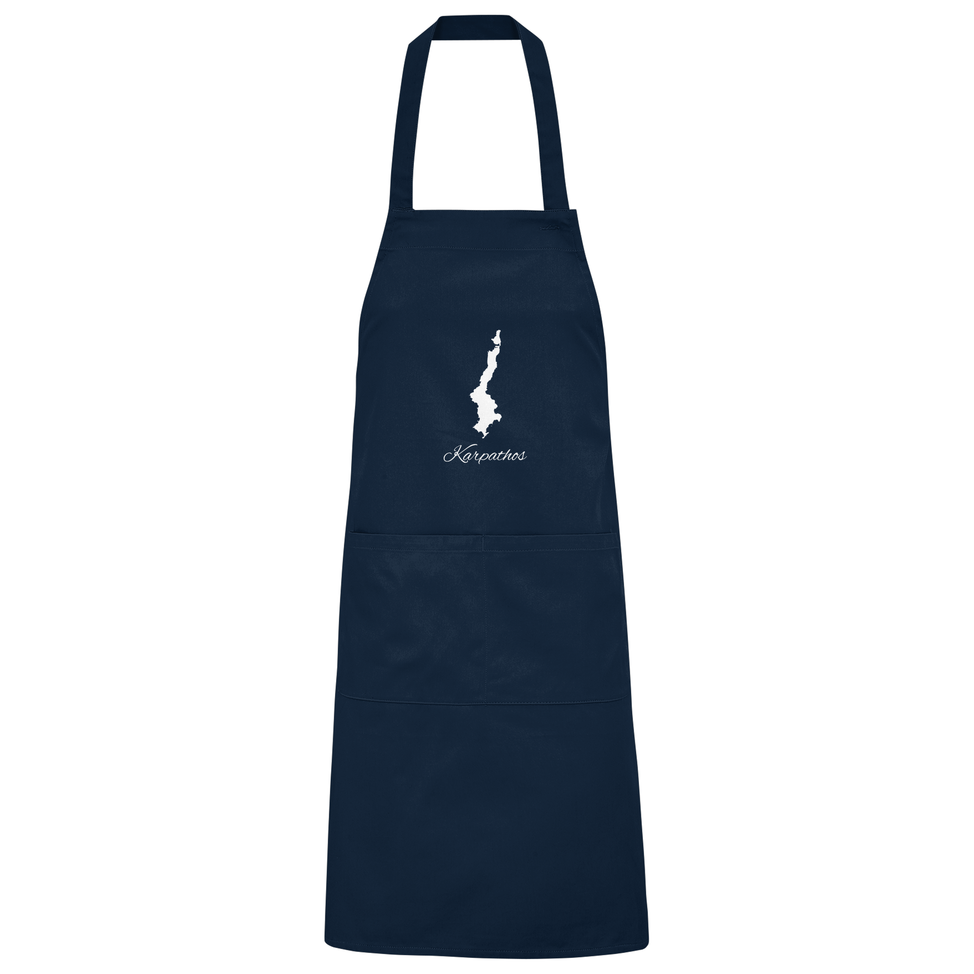 Karpathos Silhouette Griechenland - Organic Grillschürze