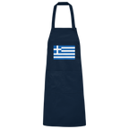 Griechenland Flagge - Organic Grillschürze