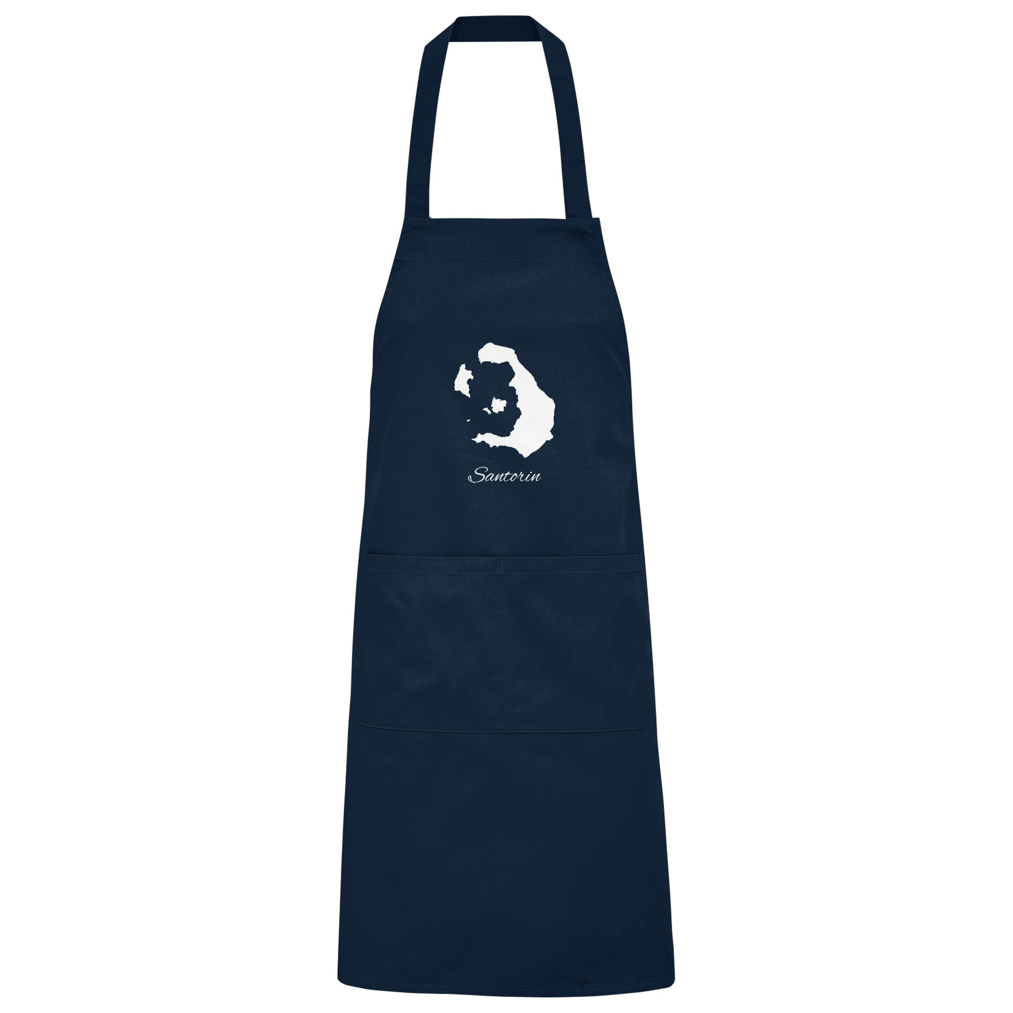 Santorin Silhouette Griechenland - Organic Grillschürze