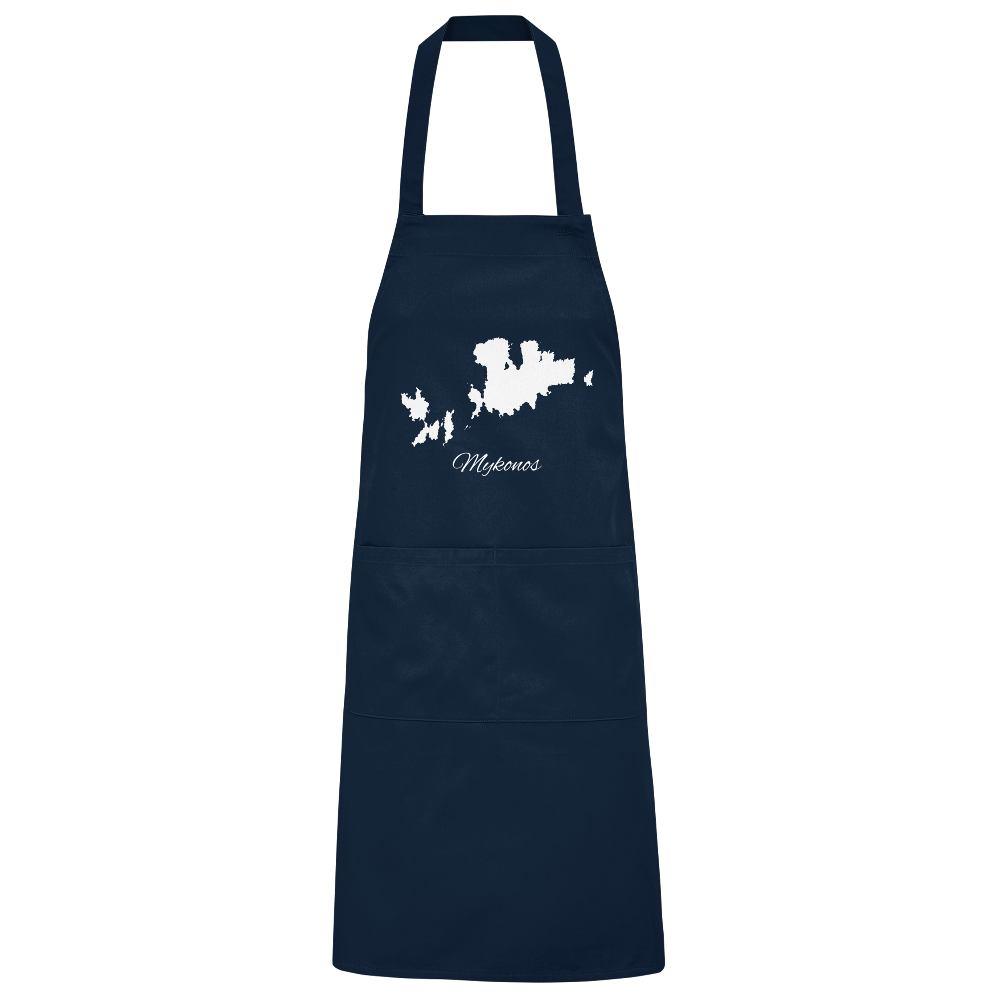 Mykonos Silhouette Griechenland - Organic Grillschürze