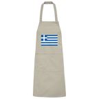 Griechenland Flagge - Organic Grillschürze