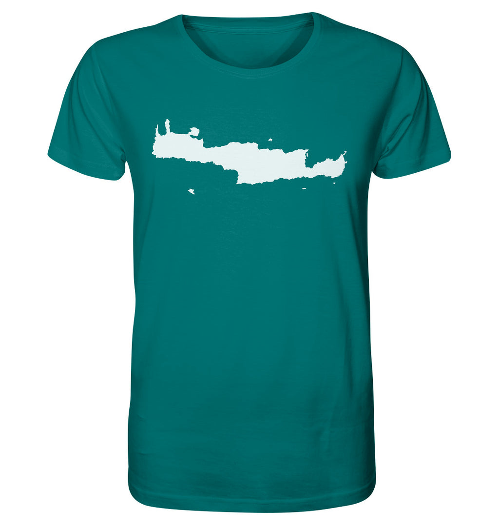 Crete Island Silhouette - Organic Shirt