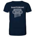 Santorini Griechischer Säulenkopf - Organic Shirt