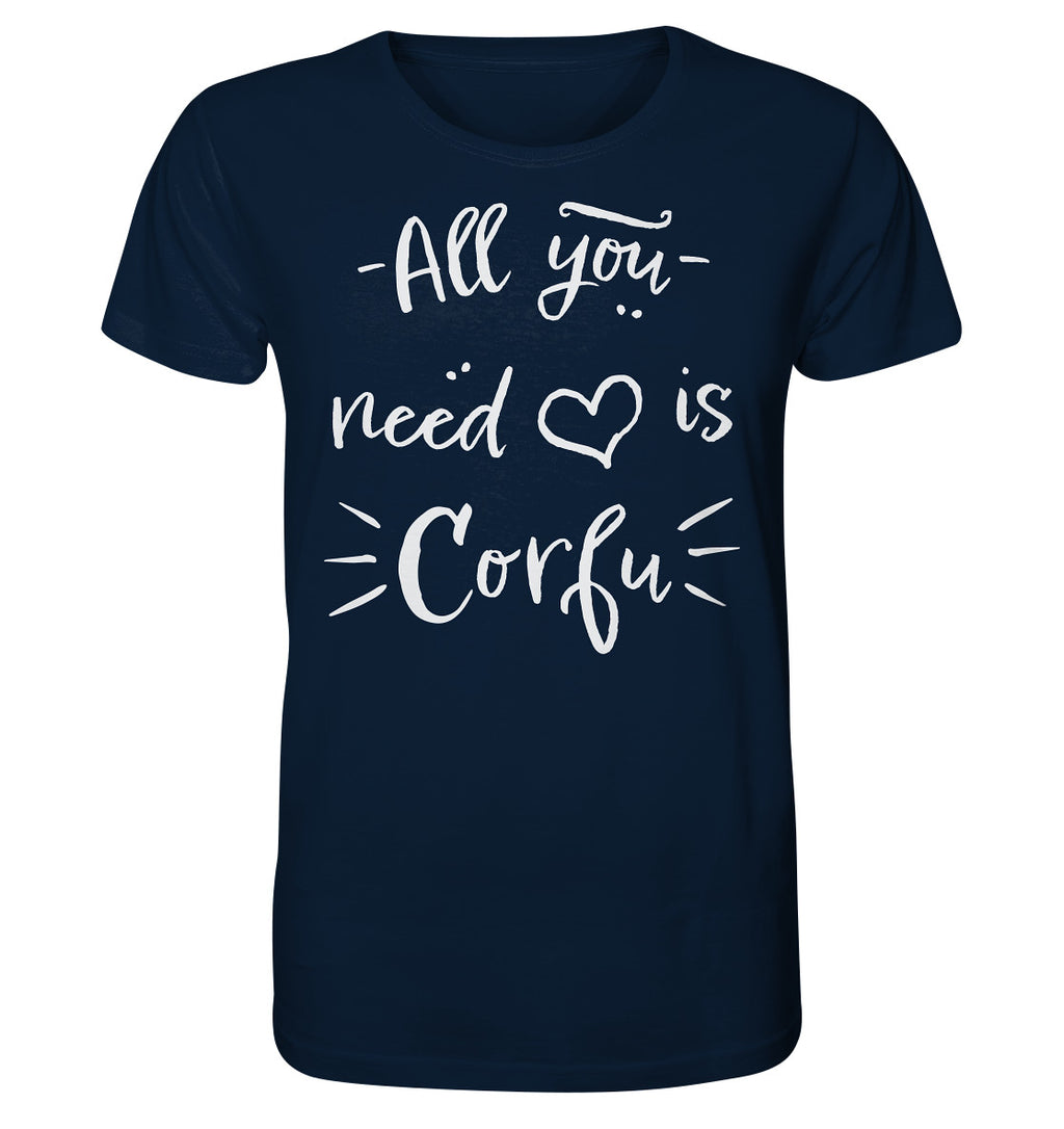 Tout ce dont vous avez besoin c'est de Corfou - Chemise bio