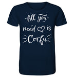 Tout ce dont vous avez besoin c'est de Corfou - Chemise bio