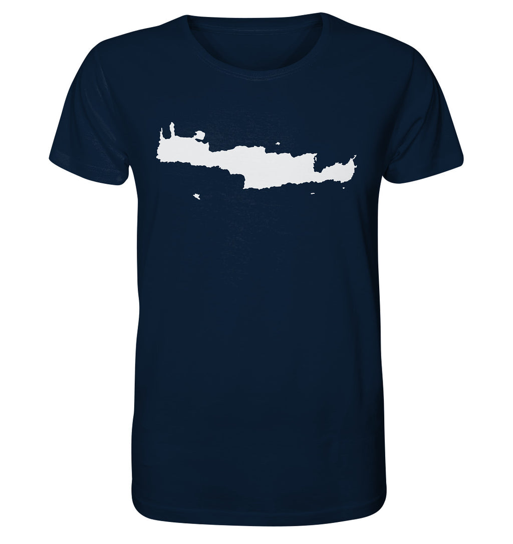 Crete Island Silhouette - Organic Shirt