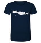 Crete Island Silhouette - Organic Shirt