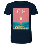 Sunset Ocean Crete Greece - Organic Shirt