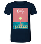 Sunset Ocean Corfu Greece - Organic Shirt