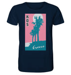 Palm trees & Pink Sky Kos Greece - Organic Shirt