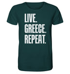 LIVE. GREECE. REPEAT. -Organic shirt