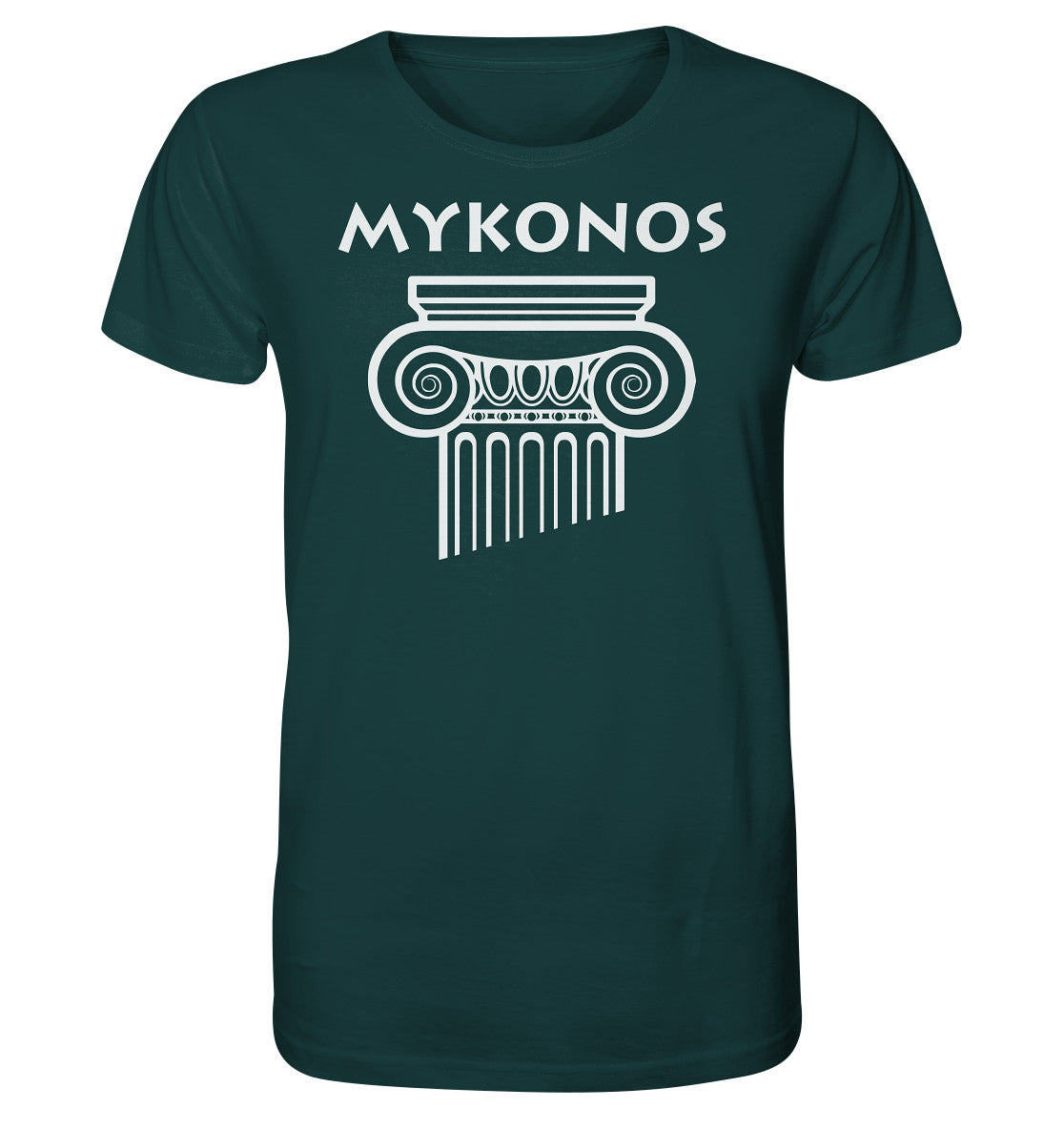 Mykonos Griechischer Säulenkopf - Organic Shirt