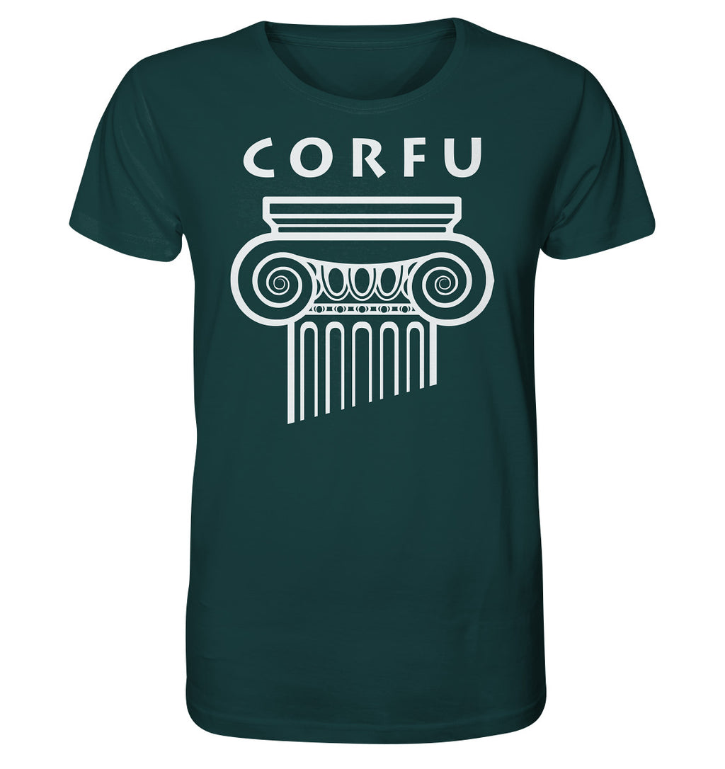 Corfu Greek Column Head - Organic Shirt