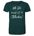 Tout ce dont vous avez besoin est Rhodes - Chemise biologique