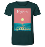 Sunset Ocean Mykonos Greece - Organic Shirt
