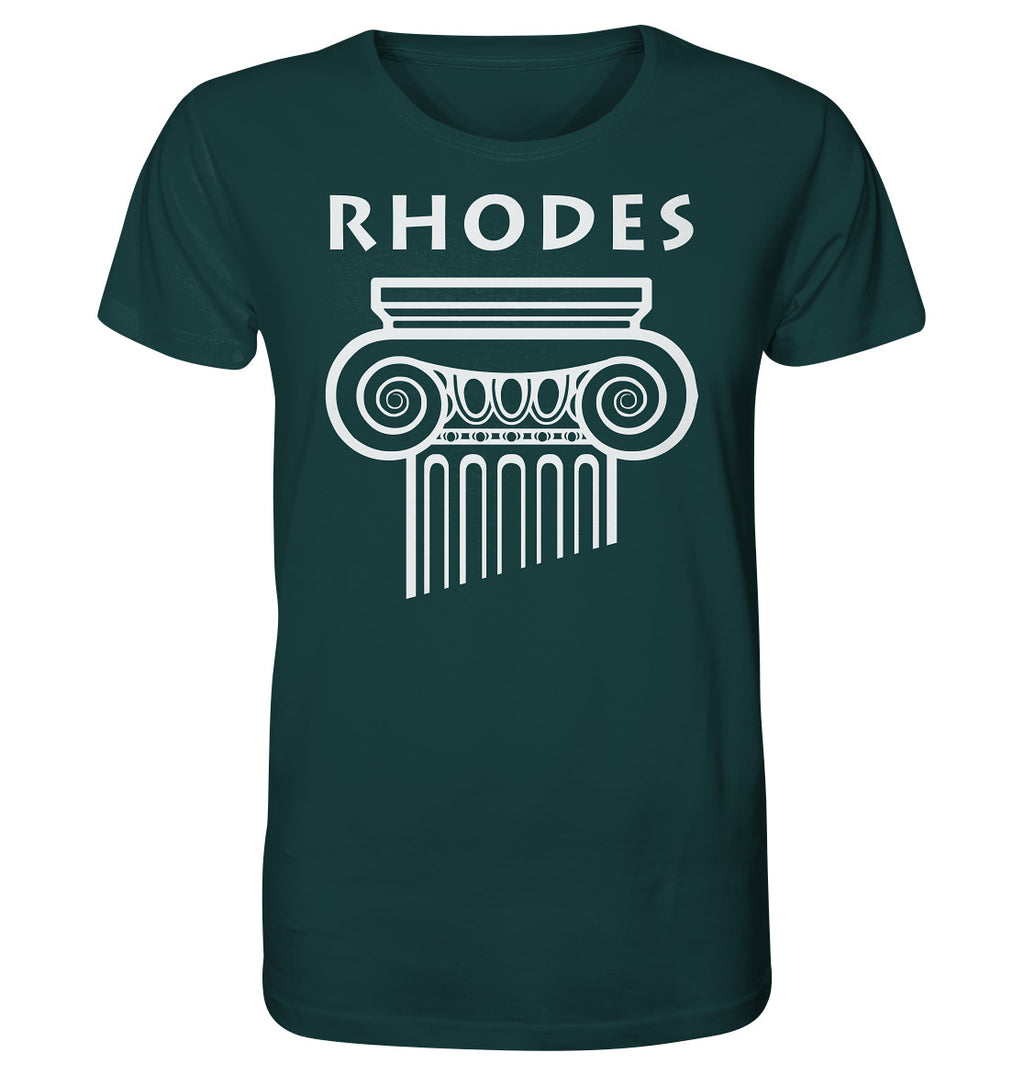 Rhodes Greek Column Head - Organic Shirt