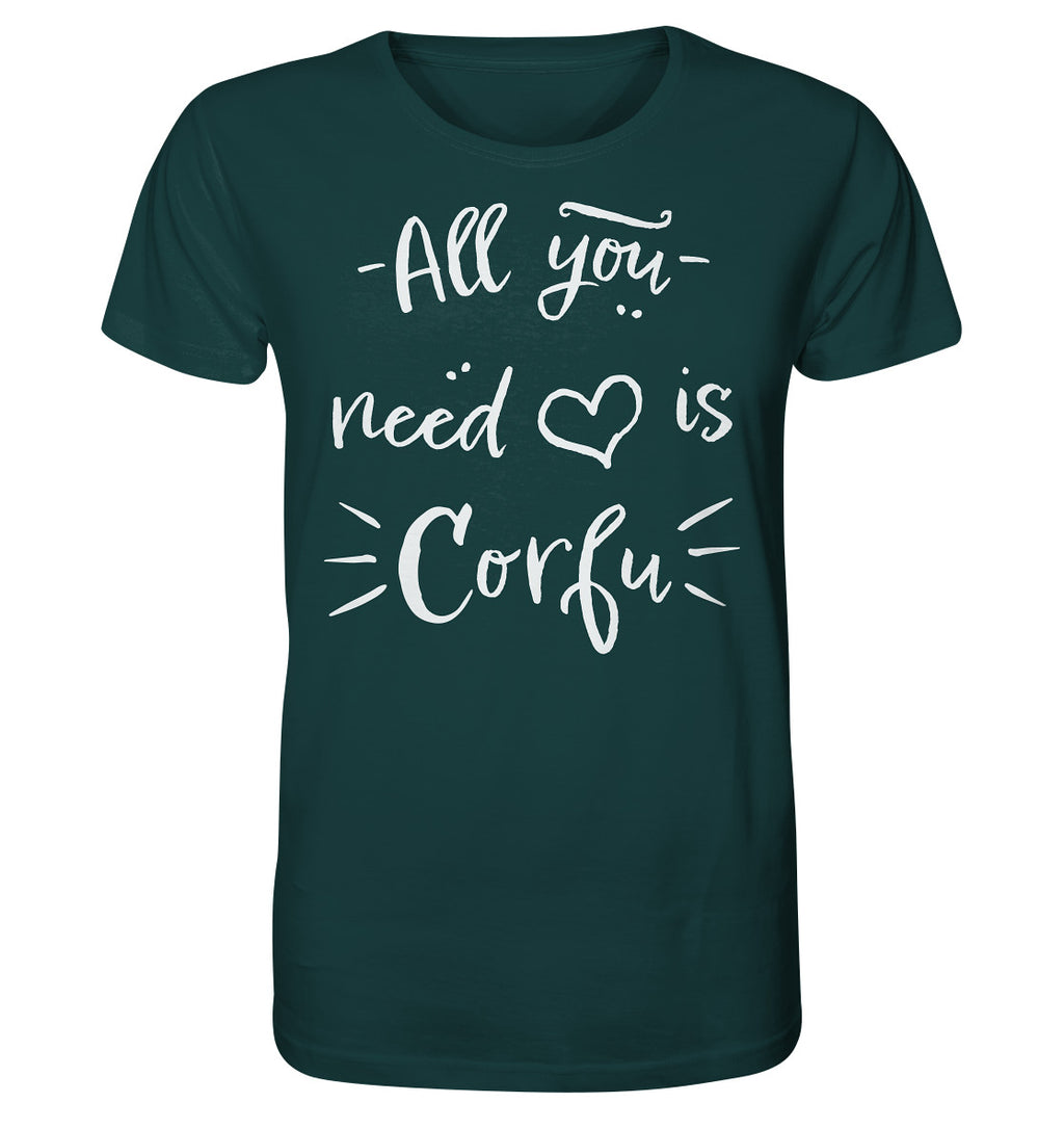 Tout ce dont vous avez besoin c'est de Corfou - Chemise bio
