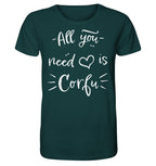 Tout ce dont vous avez besoin c'est de Corfou - Chemise bio