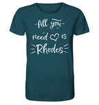 Tout ce dont vous avez besoin est Rhodes - Chemise biologique