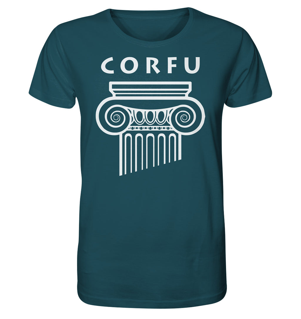 Corfu Greek Column Head - Organic Shirt
