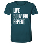 LIVE. SOUVLAKI. REPEAT. -Organic shirt