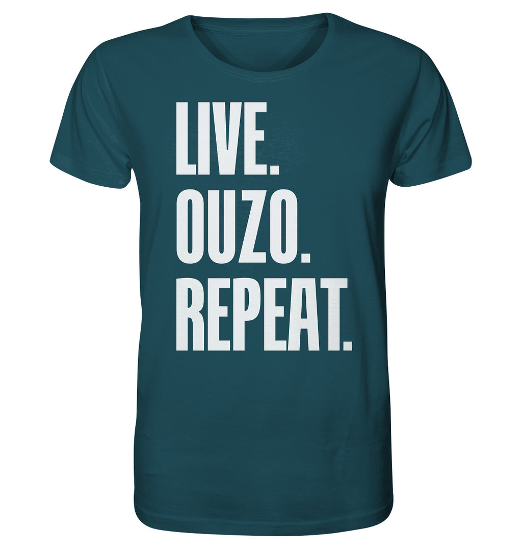 LIVE. OUZO. REPEAT. - Organic Shirt