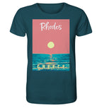 Sunset Ocean Rhodes Greece - Organic Shirt