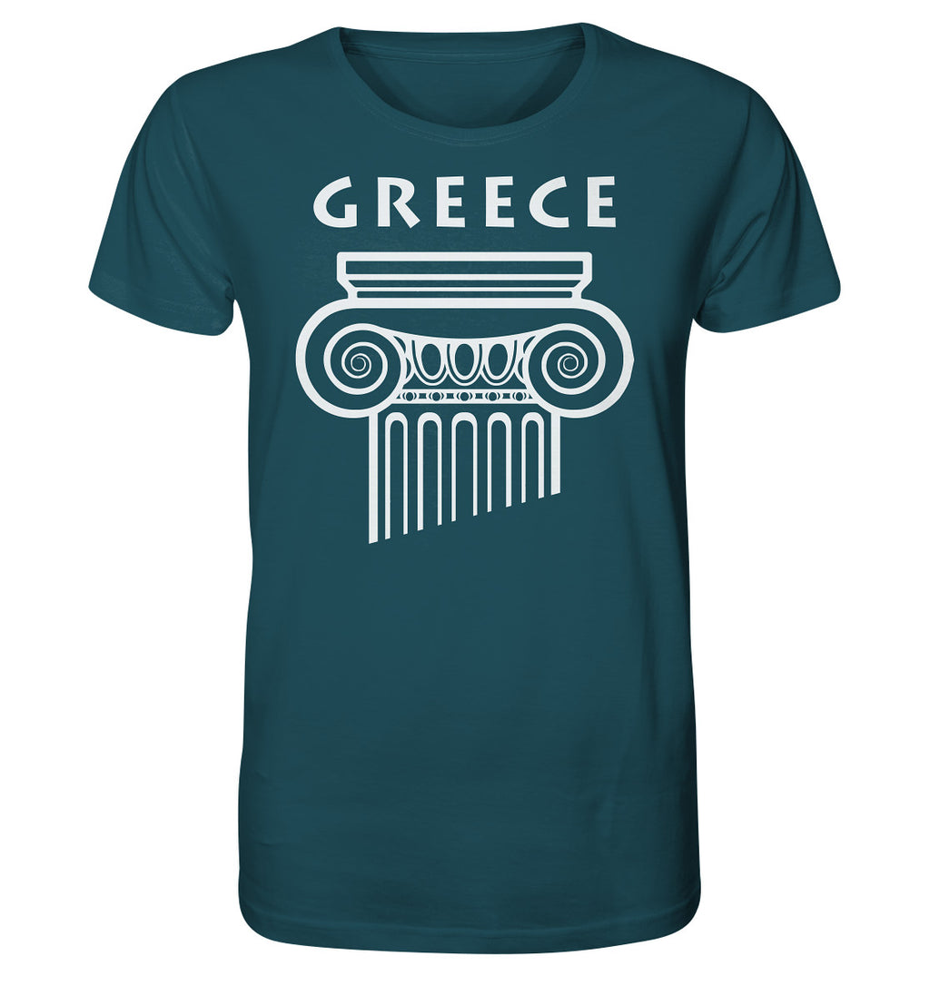 Greece Griechischer Säulenkopf - Organic Shirt