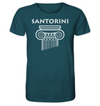 Santorini Griechischer Säulenkopf - Organic Shirt