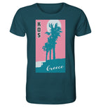Palm trees & Pink Sky Kos Greece - Organic Shirt