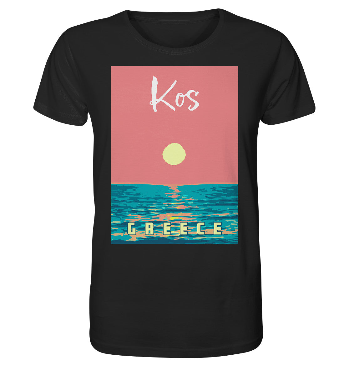 Sunset Ocean Kos Greece - Organic Shirt