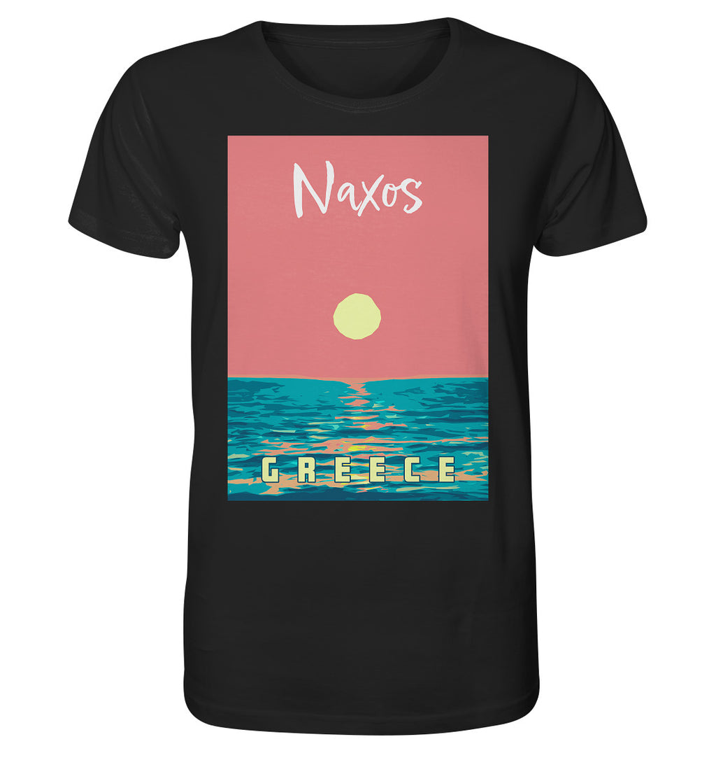 Sunset Ocean Naxos Grèce - Chemise biologique