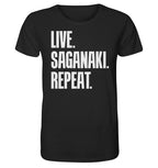 LIVE. SAGANAKI. REPEAT. - Organic Shirt