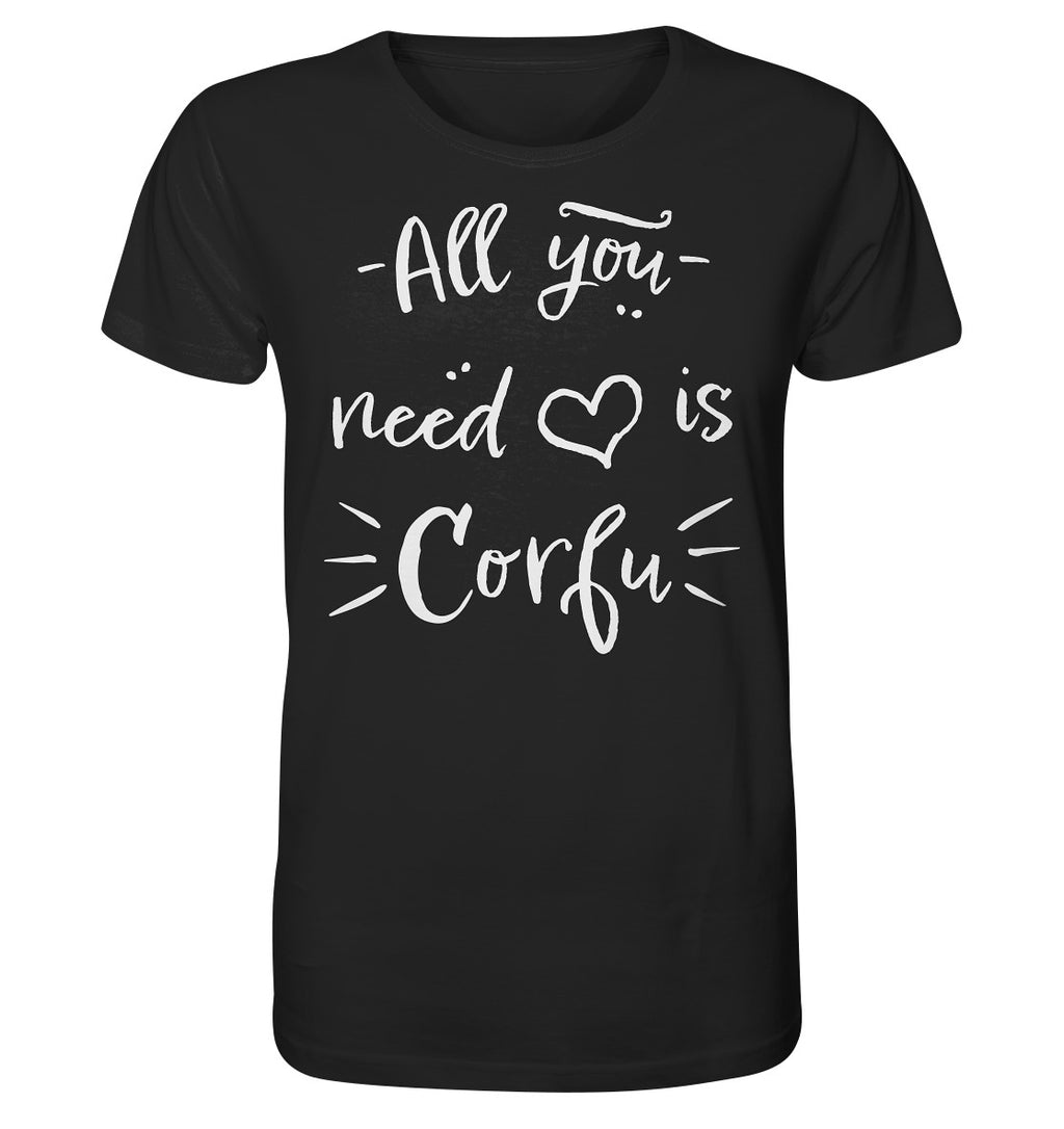 Tout ce dont vous avez besoin c'est de Corfou - Chemise bio