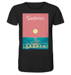 Sunset Ocean Santorini Greece - Organic Shirt