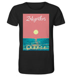 Sunset Ocean Zakynthos Greece - Organic Shirt