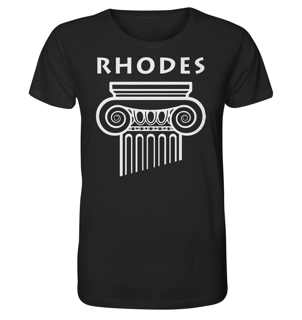 Rhodes Greek Column Head - Organic Shirt