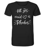 Tout ce dont vous avez besoin est Rhodes - Chemise biologique