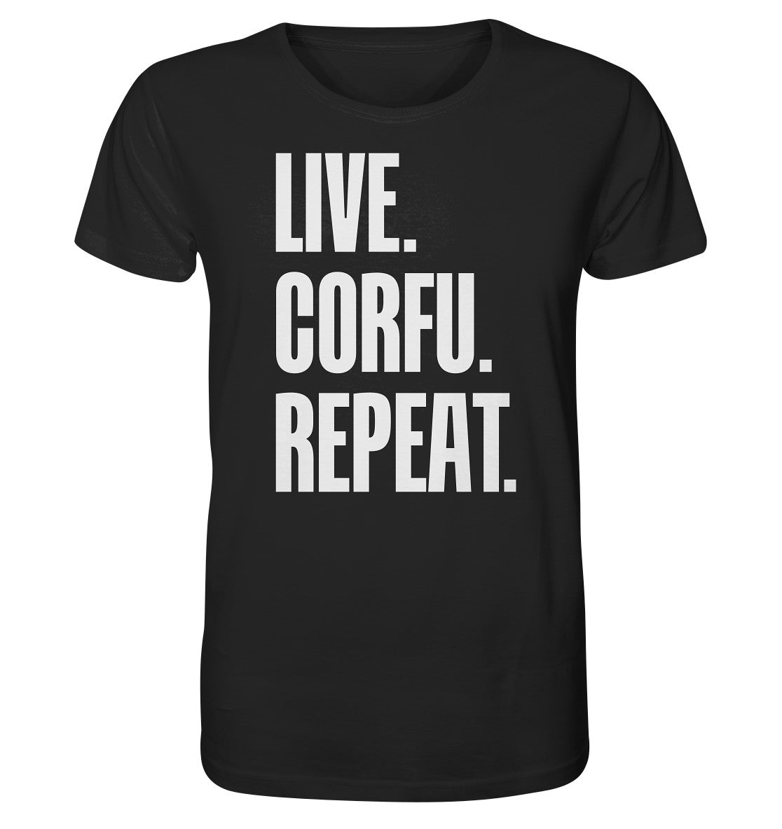 LIVE. CORFU. REPEAT. - Organic Shirt