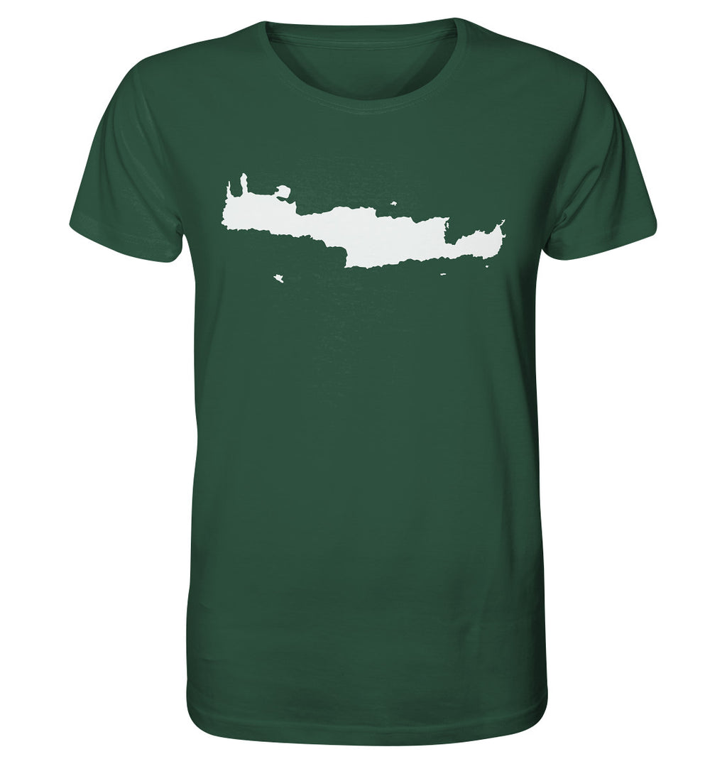 Crete Island Silhouette - Organic Shirt