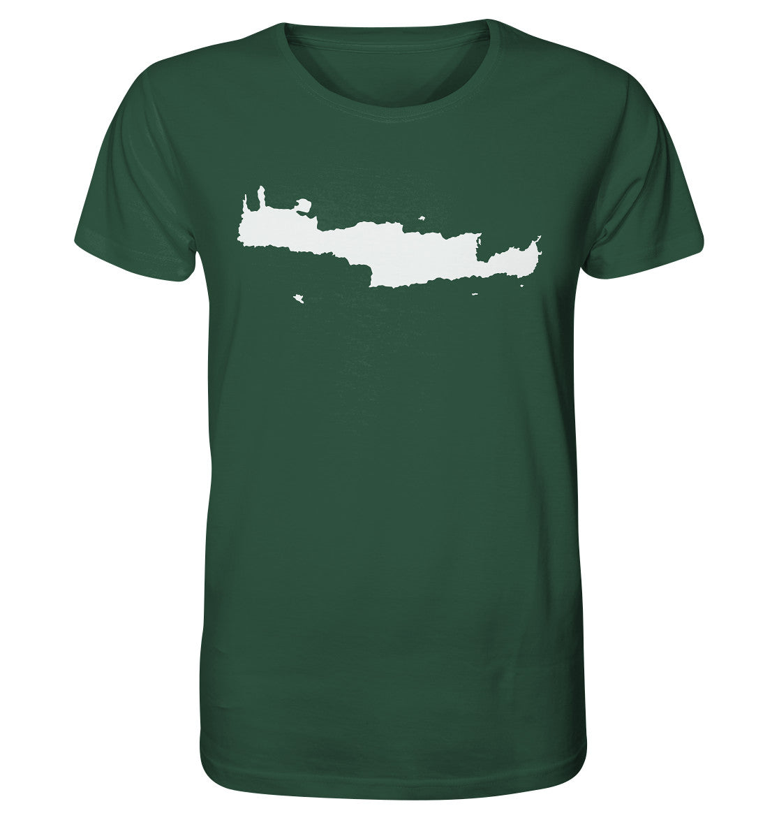 Crete Island Silhouette - Organic Shirt