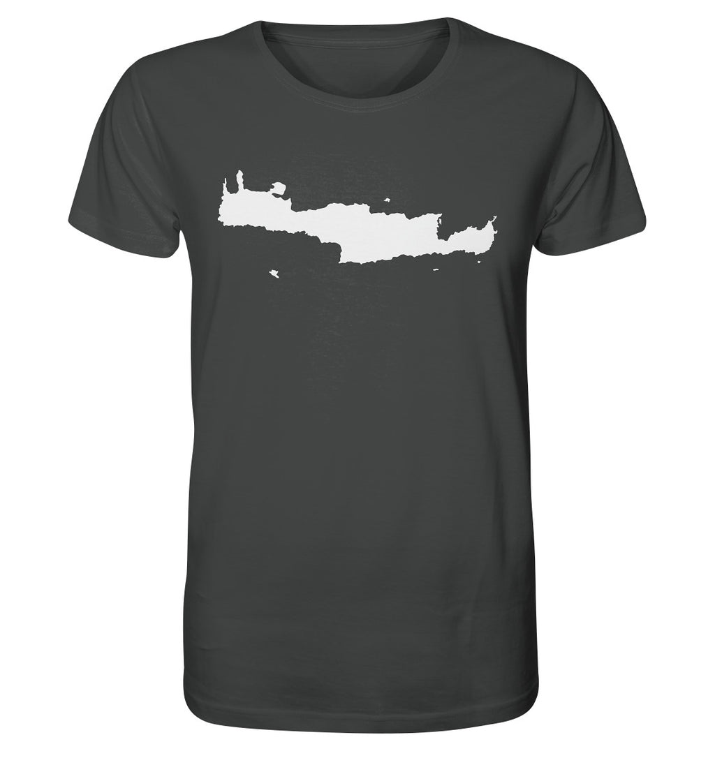 Crete Island Silhouette - Organic Shirt