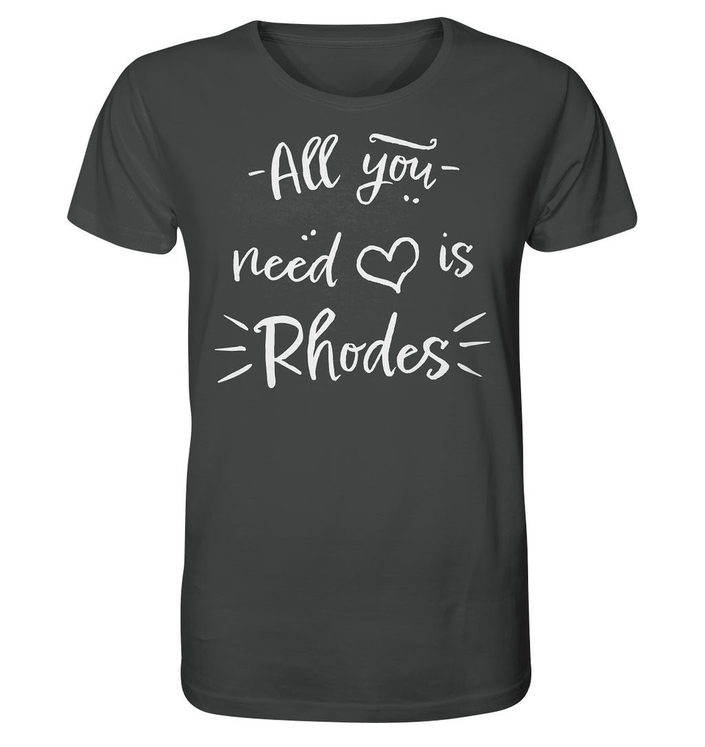 Tout ce dont vous avez besoin est Rhodes - Chemise biologique