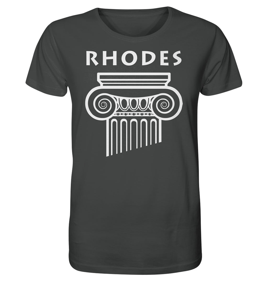 Rhodes Greek Column Head - Organic Shirt