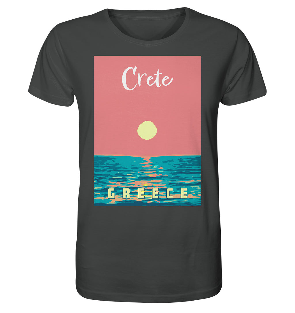 Sunset Ocean Crete Greece - Organic Shirt