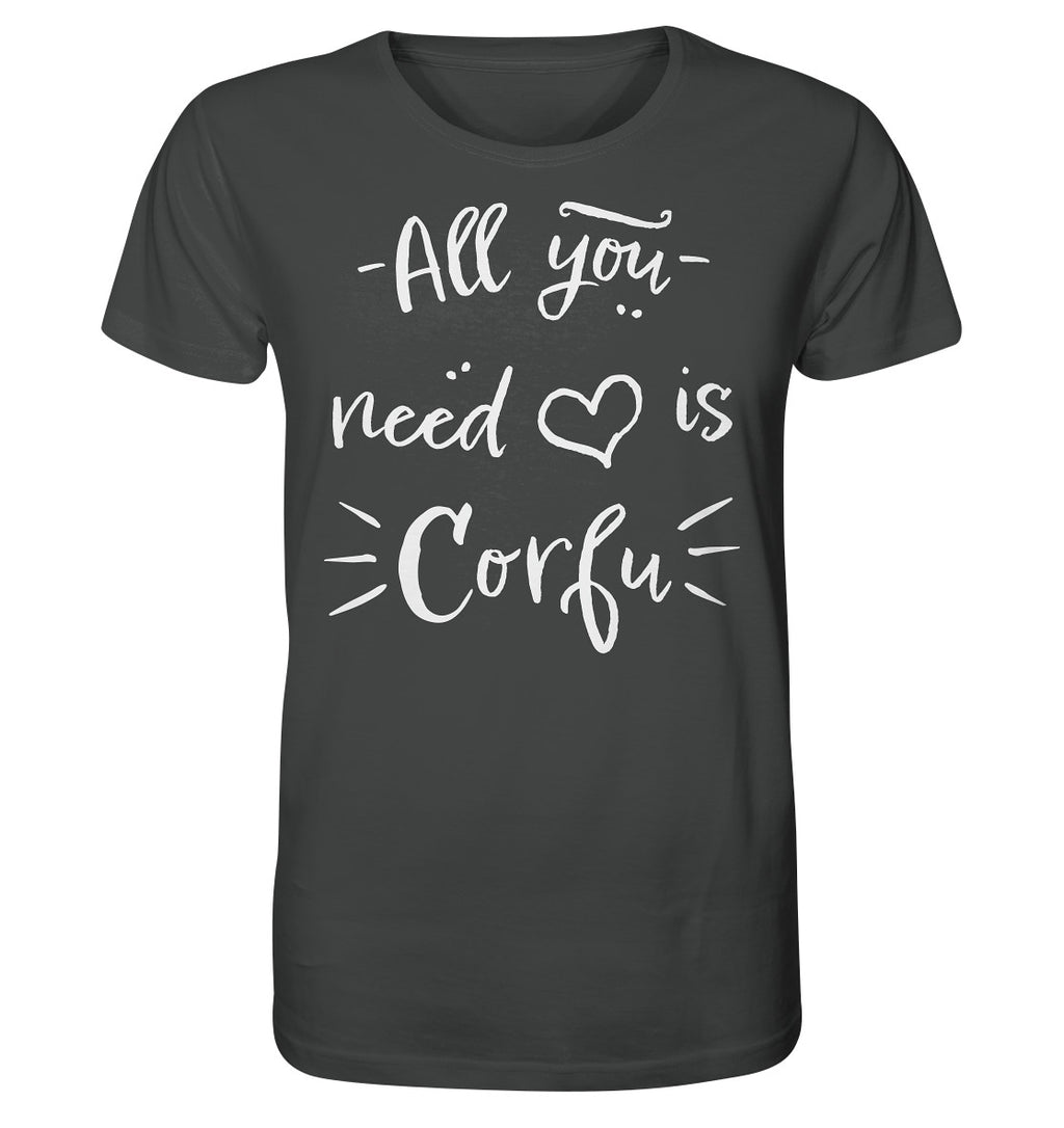 Tout ce dont vous avez besoin c'est de Corfou - Chemise bio