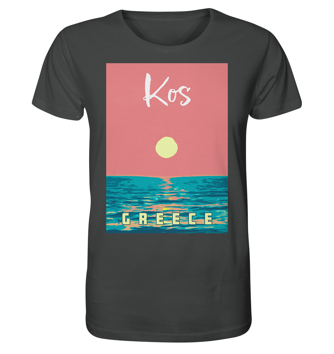 Sunset Ocean Kos Greece - Organic Shirt